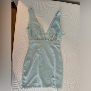 Revolve slit mini dress